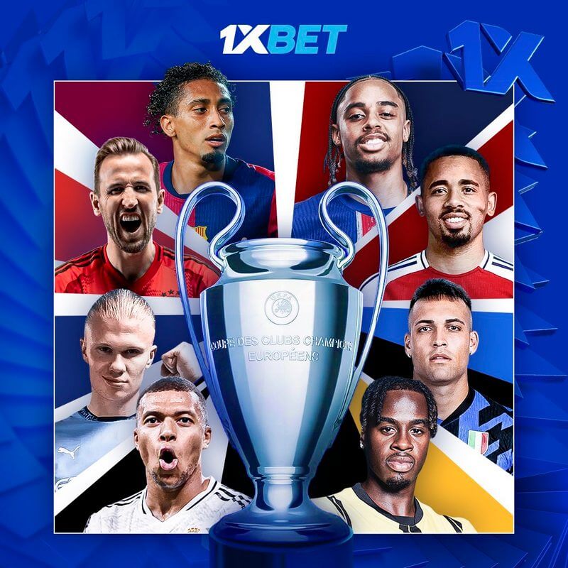 UEFA Champions League fixtures & live odds on 1xBet Djibouti