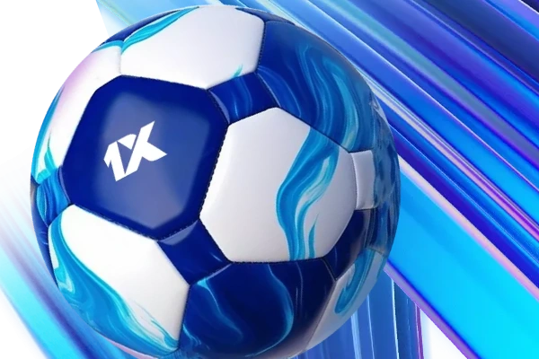 Blue and white football on a striped background — England. Premier League 2026