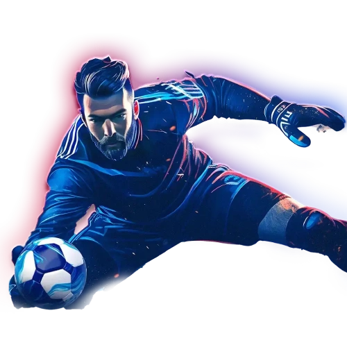 Goalkeeper diving to save the ball — France. Ligue 1 2026