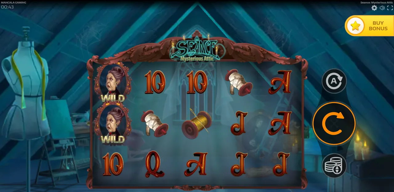 Seance: Mysterious Attic - grid during play