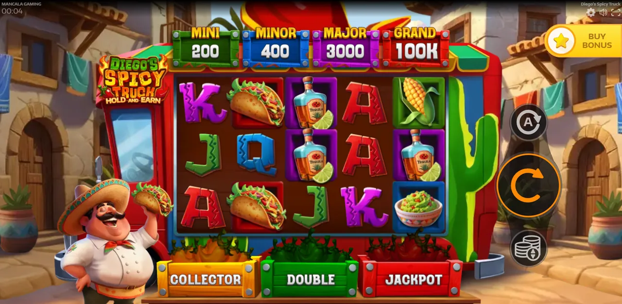 Diego's Spicy Truck Hold and Earn - شاشة اللعب