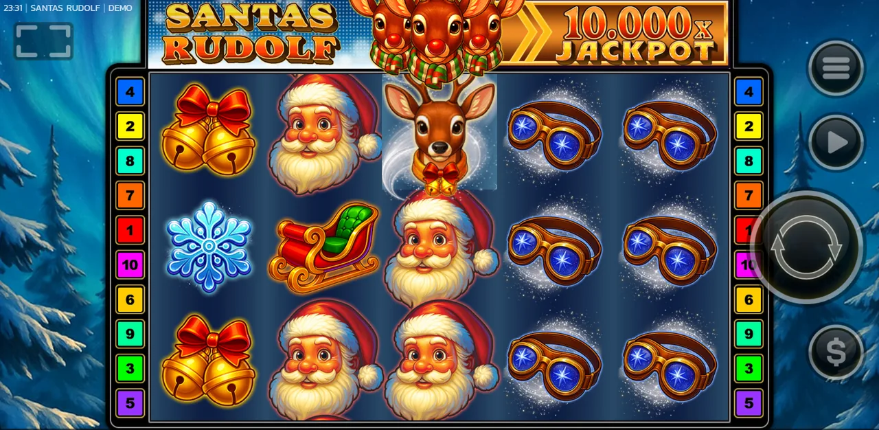 Santas Rudolf - الشبكة أثناء اللعب