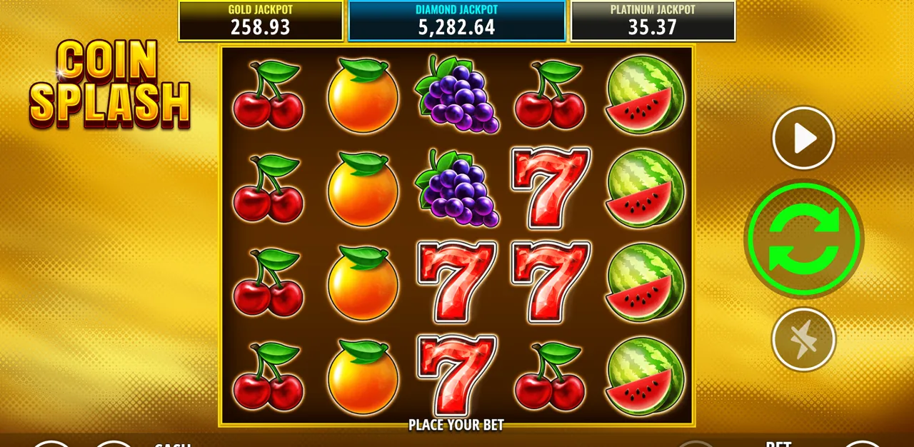 Coin Splash - game screen