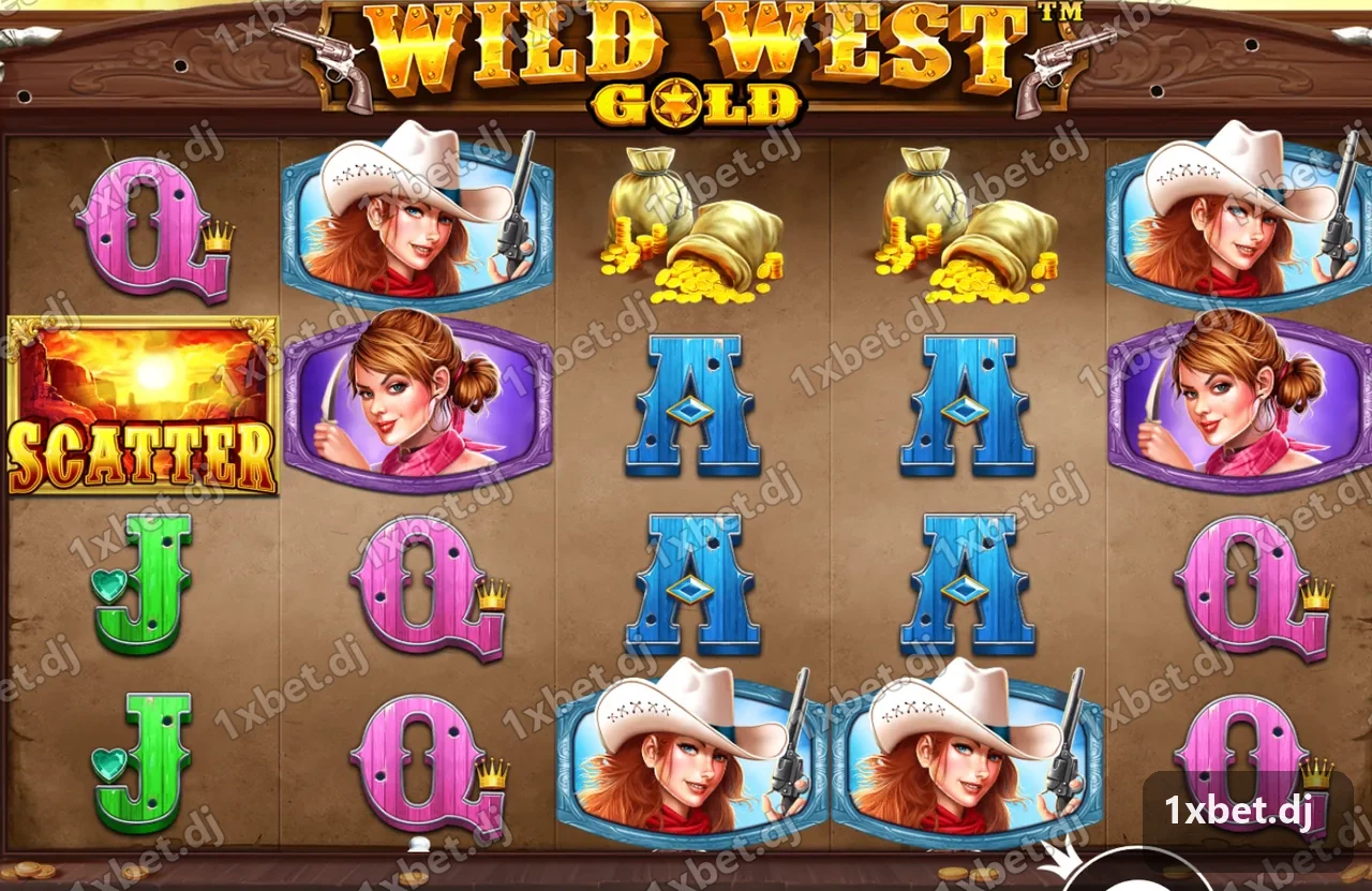 Wild West Gold™ - écran de jeu