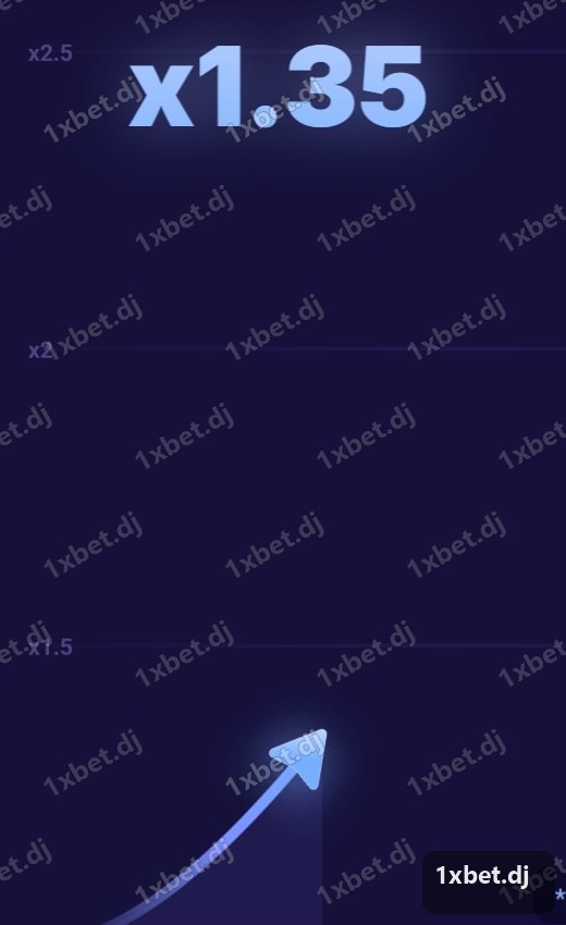 Crash Point - Graphique en hausse à x1.35