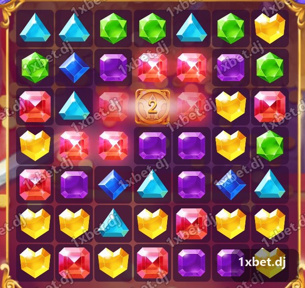 Crystal - Grappe rouge en surbrillance