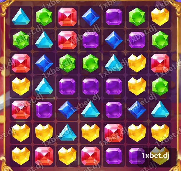 Crystal - Pierres après une grappe gagnante