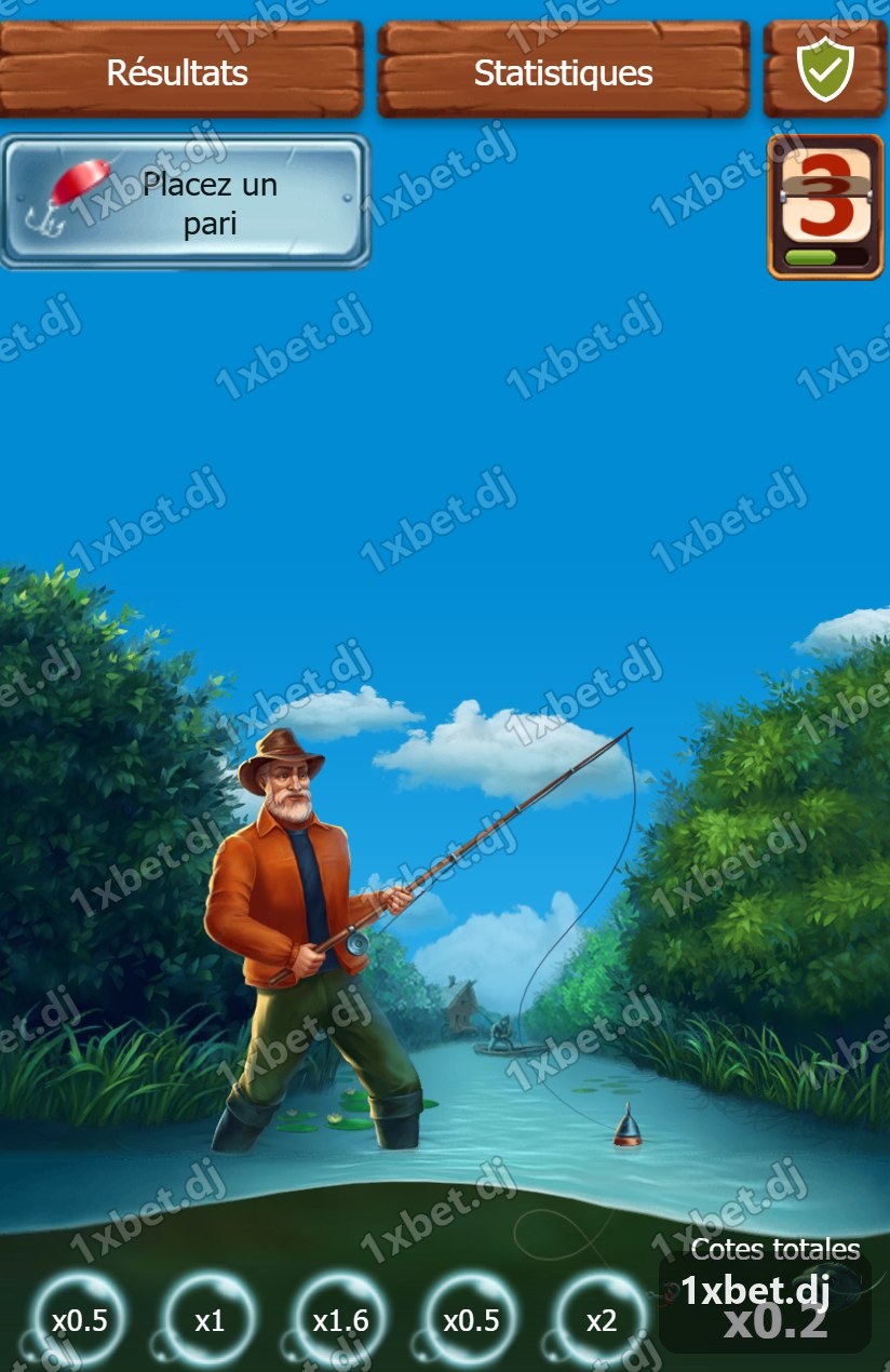 Fishing - وقت وضع الرهانات قبل الجولة