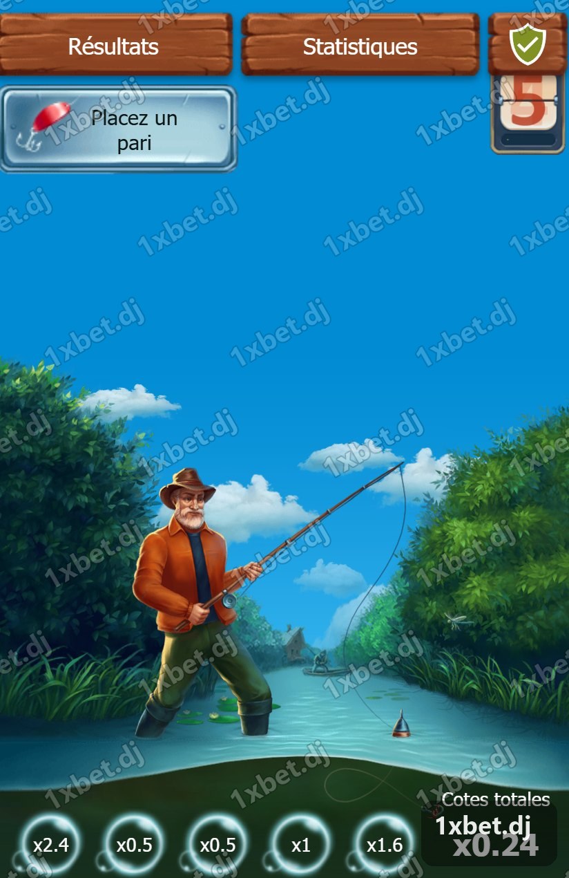 Fishing - الجولة جارية والمعامل الإجمالي x0.24