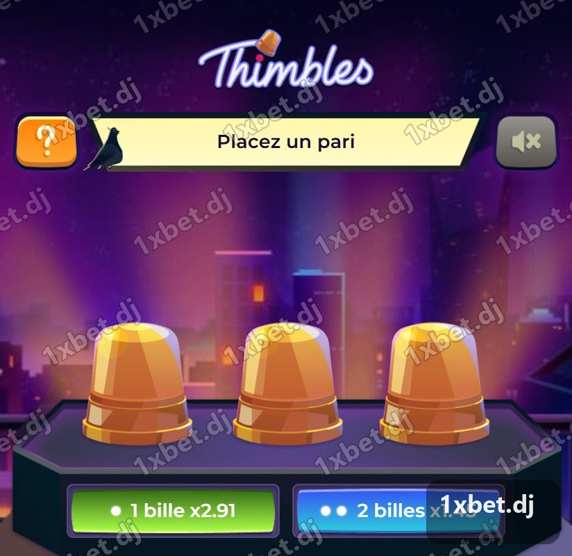 Thimbles - game poster