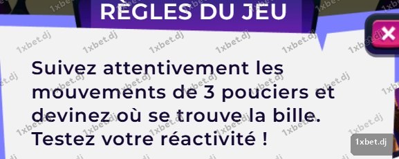 Thimbles - The first lines of the game rules