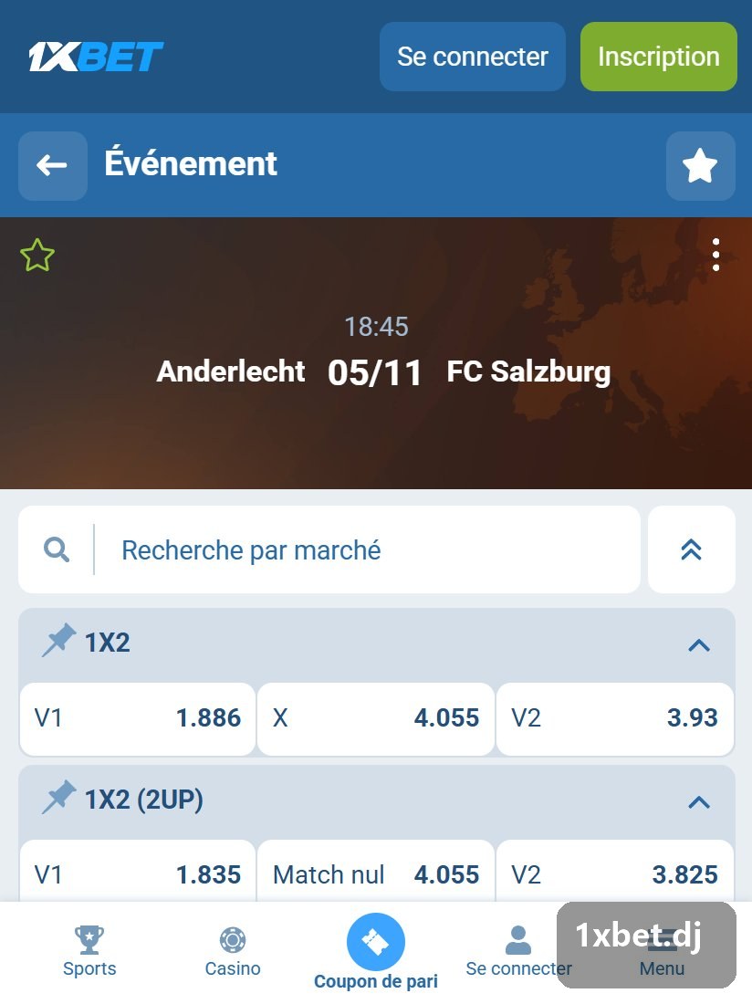 Ligue Europa de l'UEFA : fiche d'un match et ses premiers marchés
